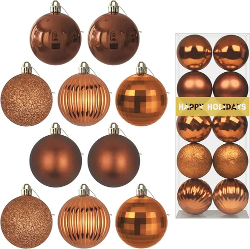 Miniatura 161 de Bolas de Navidad Grandes de 3.2" en Azul Bebé - Adornos para Árbol de Navidad, Bolas Colgantes Inastillables para Cumpleaños, Halloween, Boda