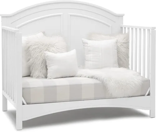 Miniatura 12 de Delta Children Perry, cuna convertible 6 en 1, con certificado Greenguard Gold, color blanco Bianca