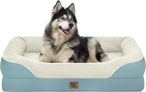 Miniatura 33 de Cama ortopédica grande lavable para perros, sofá XL para perros, cama de cuatro lados para perros, impermeable, antideslizante, para perros de gran