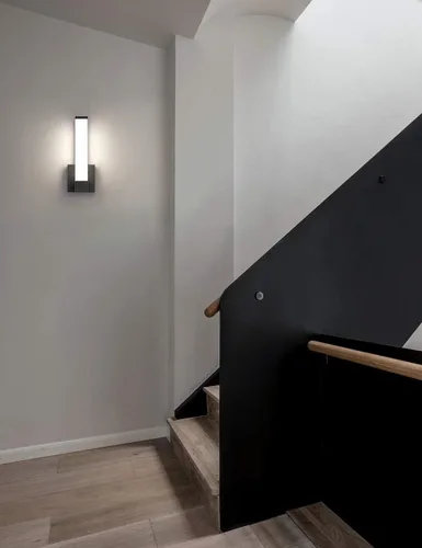 Miniatura 3 de Aplique de pared negro para decoración de la casa, luces LED de pared para dormitorio, lámpara de pared de mesita de noche, lámpara de pared moderna