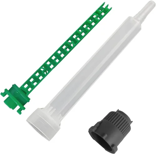 Miniatura 3 de 20 piezas de boquilla de mezcla de adhesivo epoxi, punta de mezclador de resina, aplicador de pistola adhesiva para 1.7 fl oz/1.7 oz (relación 1:1)