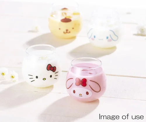 Miniatura 4 de Sanrio 501131 Hello Kitty - Vaso tambaleante, 11.8 fl oz (10.8 fl oz), cara
