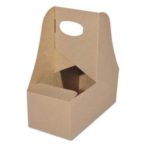 Miniatura 2 de Southern Champion charola 2795 Kraft cartón Bebida Carrier con mango, sostiene 2 tazas, 7 – 5/8" longitud x 3 – 3/4" ancho x 8 – 7/8" Altura, Beige