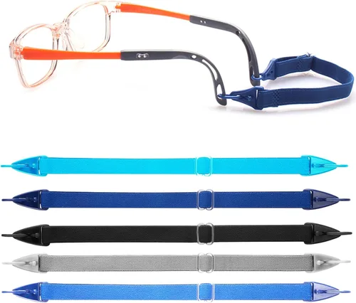 Miniatura 8 de OPUGIT Correa ajustable para lentes para niños, retenedor de gafas deportivas sin cola, banda duradera para gafas de sol para niños y niñas