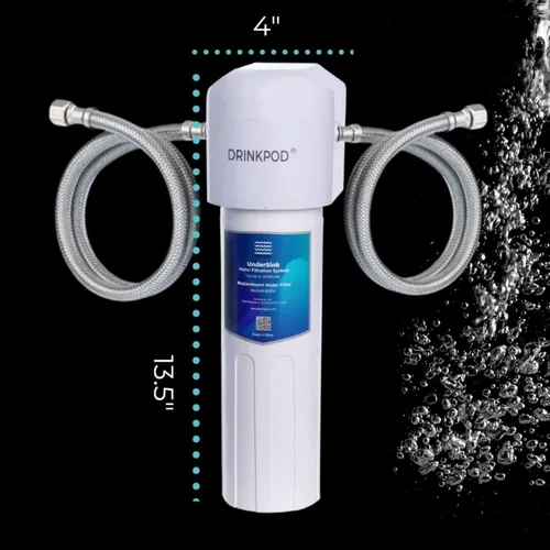 Miniatura 7 de Sistema de agua para debajo del fregadero, flujo de alta velocidad, capacidad de 20,000 galones, para hogares debajo del fregadero, oficinas