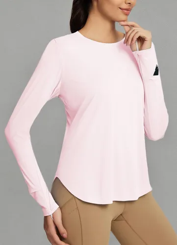 Miniatura 93 de BALEAF - Camisetas de sol de manga larga para mujer, con FPU 50+, para senderismo, ligeras, de secado rápido, protección contra rayos ultravioleta