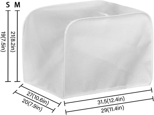 Miniatura 8 de chaqlin Cubierta para tostadora con estampado de chocolate, 2 rebanadas, resistente a las manchas, cubierta para horno de pan de diseño divertido