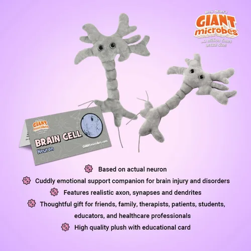 Miniatura 3 de Giant Microbes peluche célula cerebral (neurona)