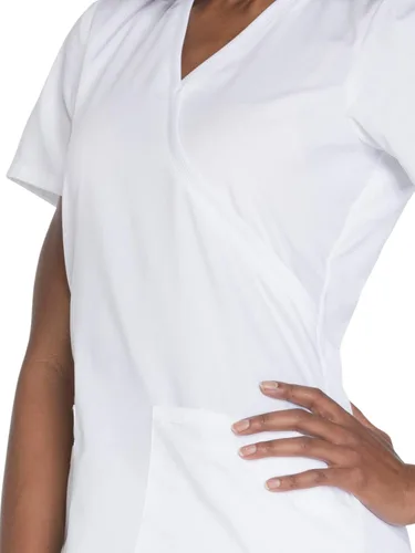 Miniatura 3 de WW650 - Camiseta de trabajo para mujer con paneles traseros de punto acanalado