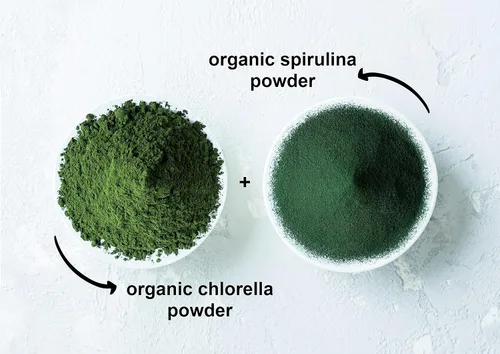 Miniatura 5 de Food to Live Mezcla de polvo de algas orgánicas, 4 onzas, mezcla de espirulina y clorella 50/50, sin OMG, rica en clorofila, cruda, pura, vegana