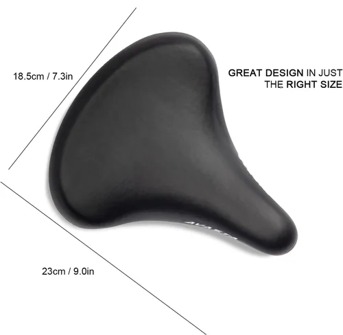 Miniatura 3 de AVASTA Kids Bicycle Saddle for Girls & Boys Waterproof Wide Soft Bike Cushion Dual Shock Absorbing Fit for 12 14 16 18 20 or 20 22 24 26 inch