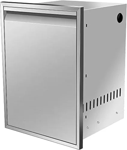 Miniatura 8 de Cajón de basura integrado, cajón de basura extraíble, cajón de tanque de propano para cocina al aire libre, cajón de tanque de propano para 17W X