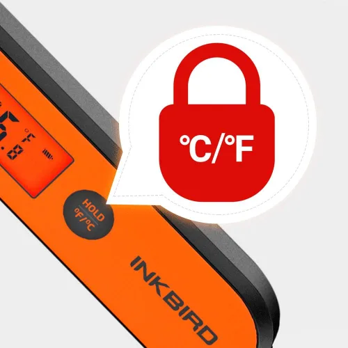 Miniatura 5 de Inkbird Termómetro de carne de lectura instantánea IHT-1P, termómetro digital impermeable recargable para alimentos con calibración, imán