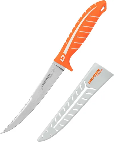 Miniatura 11 de Dexter Outdoors Dextreme Cuchillo flexible de filete de 8 pulgadas de doble filo Incluye funda