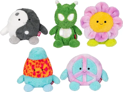 Miniatura 11 de BumBumz Peluches BreakfastBumz de 4.5 pulgadas Paquete de 5 - Muffin de Arándanos Melissa, Café Colton, Tostada con Mermelada Arcoíris Timothy