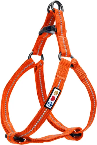 Miniatura 12 de Pawtitas Arnés Reflectante Step-in para Perro – Chaleco Ajustable Anti-Tirones para Cachorros a Perros Mayores, Seguro y Cómodo, L Negro