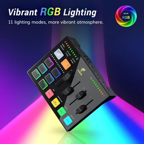 Miniatura 8 de TONOR Kit de micrófono dinámico para podcasts, interfaz de audio y micrófono XLR/USB para podcasting, grabación, micrófono de estudio cardioide XLR