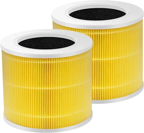 Miniatura 9 de 2 paquetes de filtros Core Mini H13 True HEPA para LEVOIT Core Mini Core Mini-P Purificador de Aire, Filtro de Repuesto 3 en 1 HEPA, Carbón Activado