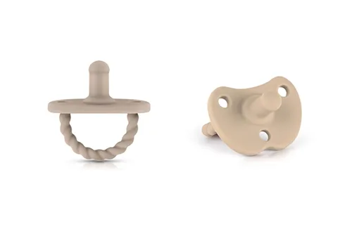 Miniatura 13 de Sweetie Chupetes de silicona para recién nacido, chupete de silicona suave, sin BPA, juego de 2 chupetes (negro)