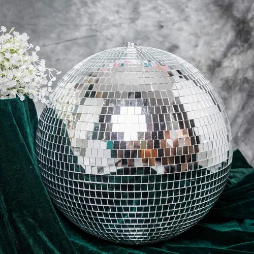 Miniatura 10 de Efavormart - 4 piezas de espejo de cristal Groovy de 6 pulgadas, decoración de fiesta de discoteca para bodas, eventos, fiestas de cumpleaños Plata