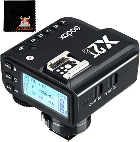 GODOX X2T-C TTL Trigger Flash para Canon EOS Cámaras 1/8000s HSS TTL Función Manual Disparador con paño limpio