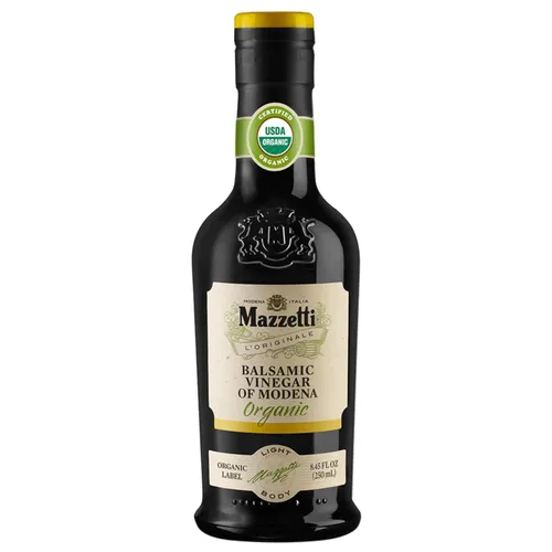 Miniatura 9 de Mazzetti Gold Label - Vinagre balsámico de Modena IGP, 8.45 onzas líquidas, suave y equilibrado, madurado en barricas de roble, perfecto