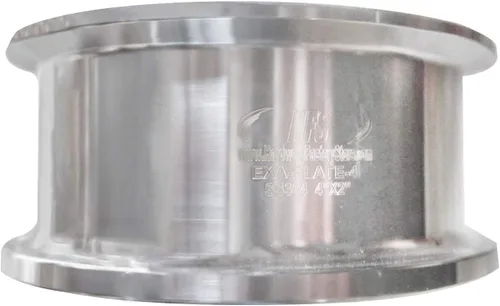 Miniatura 4 de HFS (R) Placa de triple abrazadera sanitaria de 4 pulgadas de altura de 2 pulgadas con base de soldadura inferior, acero inoxidable 304