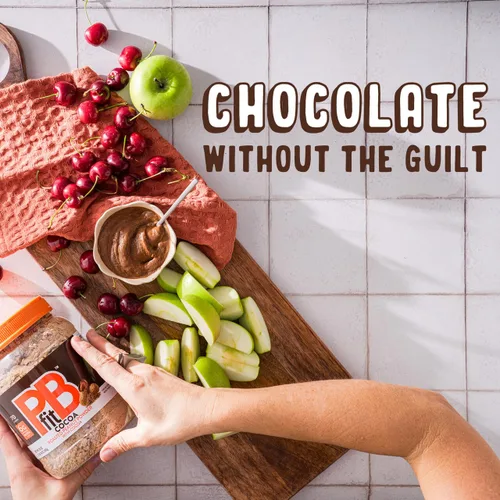 Miniatura 5 de PBfit 30 onzas de mantequilla de maní en polvo sabor a chocolate, mantequilla de maní en polvo de cacao hecha de cacahuetes tostados reales y cacao