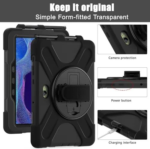 Miniatura 7 de Funda para tableta con función de atril, correa de mano y correa para el hombro (funda para iPad 2/3/4)