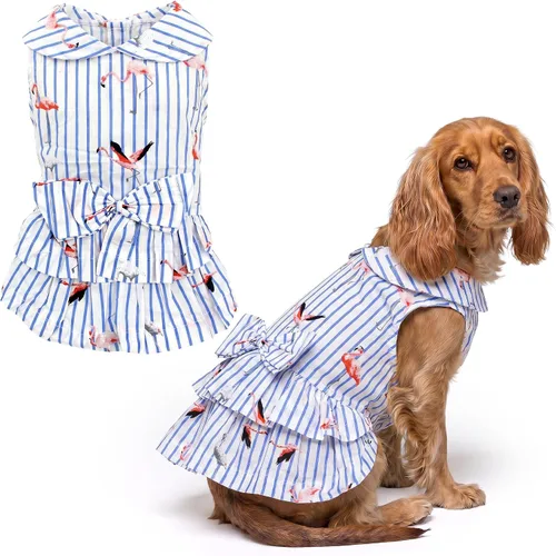 Miniatura 83 de Parisian Pet Chambray - Vestido para perro - Ligero sin mangas para perro, niña, talla XS Chambray en general