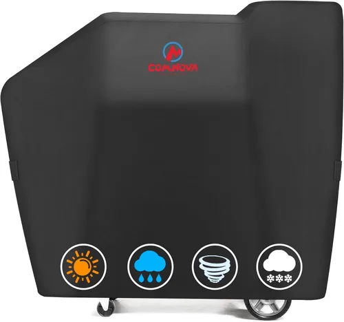 Miniatura 12 de Comnova - Funda para ahumador eléctrico de 30 pulgadas, 600D, fundas para ahumadores para ahumadores Masterbuilt resistente al agua de servicio