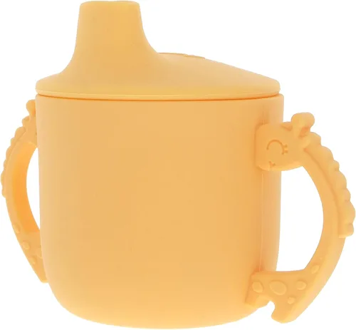 Miniatura 9 de Nuby Animal Friends Taza de silicona para beber - Taza para niños pequeños con un asa - 6+ meses - Ballena azul