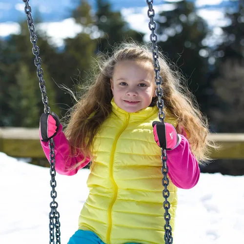 Miniatura 6 de Achiou Guantes de esquí para niños, guantes de nieve impermeables de invierno para niños, guantes de snowboard cálidos para pantalla táctil