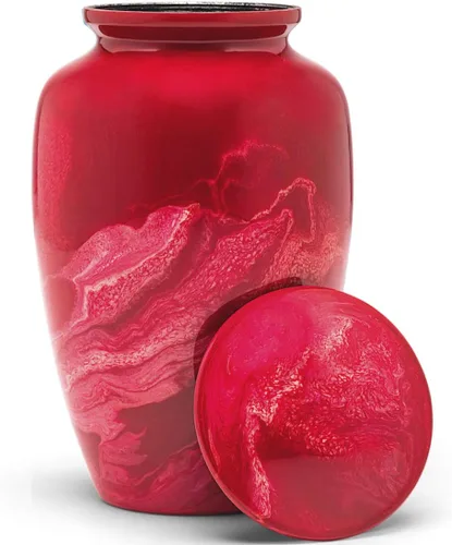 Miniatura 13 de Eternal Harmony Urna grande para cenizas, urna de cremación masculina y femenina para cenizas humanas con acabados elegantes, sello seguro y bolsa