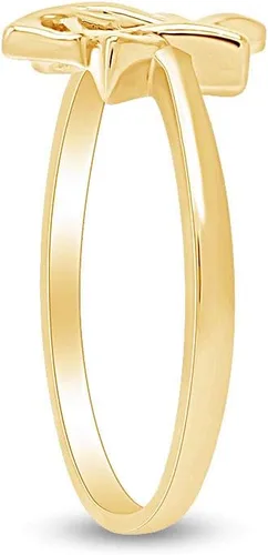 Miniatura 3 de THE JEWEL ZONE Anillo con símbolo de estrella de David de magen hebreo de oro de 14 quilates sobre plata de ley, Plata de ley, oro, plata