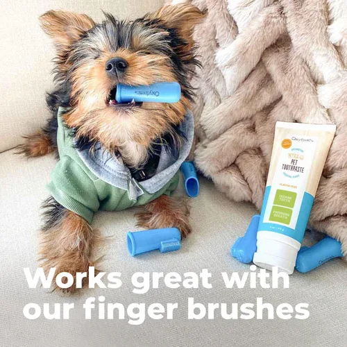 Miniatura 7 de Oxyfresh Pasta dental profesional para gatos y perros, gel de limpieza de dientes para placa, sarro y mal aliento, cuidado dental de mascotas