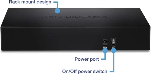 Miniatura 3 de TRENDnet Router de banda ancha de 4 puertos, 4 puertos de conmutador dúplex medio completo de 10-100 Mbps, reconocimiento instantáneo, gestión