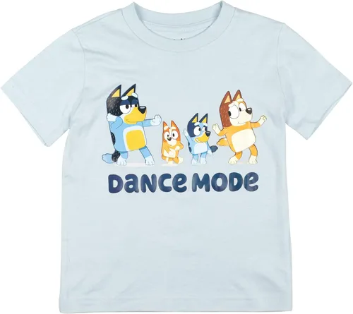 Miniatura 29 de Bluey Paquete de 3 camisetas para niños para verano, paquete de 3 camisetas de algodón para niños