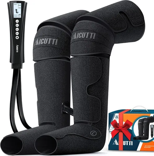 Miniatura 11 de AICUTTI Masajeador de piernas con compresión de aire y calor - Mejora de la circulación para el alivio del dolor de pies, pantorrillas, rodillas