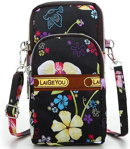 Miniatura 13 de Brazalete para Correr al Aire Libre a Prueba de Sudor, Bolsa Cruzada de Hombro Casual, Cartera, Bolso Cruzado para Gimnasio y Fitness, Soporte