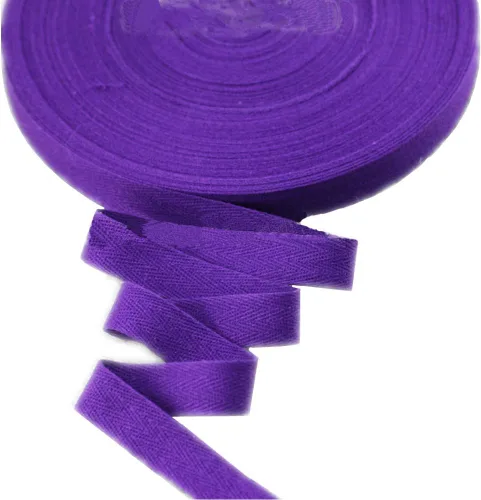 Miniatura 25 de Cinta de algodón de 50 yardas de ancho de 3/4 pulgadas de ancho, cinta de sarga de tela de espiga para encuadernación al sesgo, envoltura