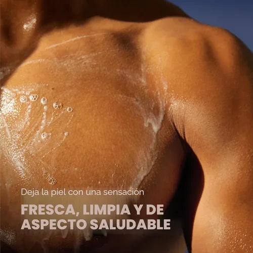 Miniatura 7 de Nivea Men Gel de baño de máxima hidratación para piel seca, enriquecido con aloe vera, gel de baño hidratante 3 en 1, cara y cabello, sin parabenos