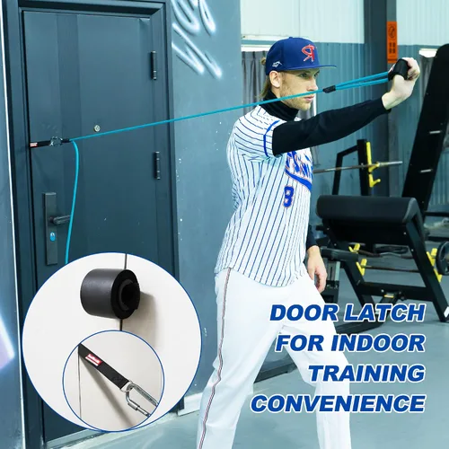 Miniatura 7 de SunNordik Bandas de resistencia para lanzadores, equipo de entrenamiento de béisbol y softbol para mejorar la fuerza del brazo y el entrenamiento