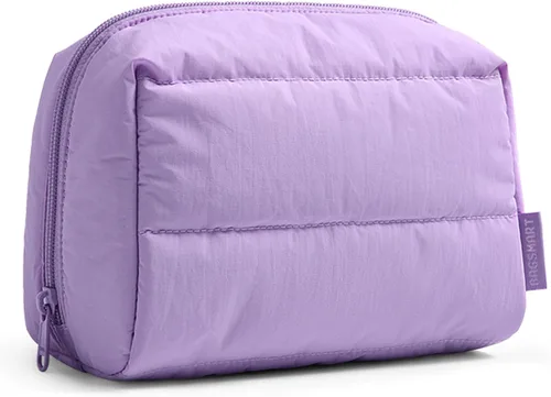 Miniatura 12 de BAGSMART Pequeña bolsa de maquillaje, bolsa de cosméticos de viaje, bolsa de maquillaje pequeña con cremallera, bolsa de aseo resistente al agua