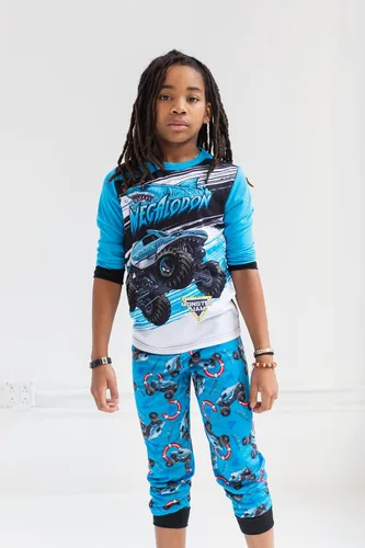 Miniatura 3 de Monster Jam Grave Digger - Camisa y pantalones de pijama