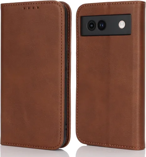 Miniatura 30 de Havaya Funda tipo cartera para Google Pixel 6 Pro con tarjetero para Pixel 6 Pro 5G, funda abatible con ranuras para tarjetas de crédito, piel