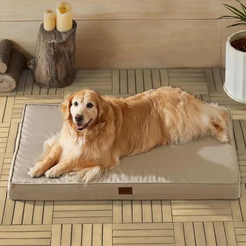 Miniatura 12 de BFPETHOME Camas para Perros de Exterior para Perros Grandes, Cama Impermeable para Perros Medianos, Grandes y Extra Grandes, Cama Ortopédica