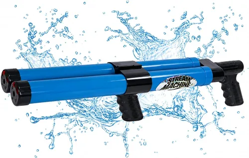 Miniatura 14 de Water Sports Stream Machine - Cañón de pistola de agua, fuerte, divertida y potente, juguete de piscina para todas las edades, cañón único de 8