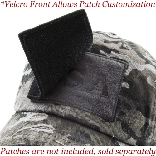 Miniatura 263 de KBETHOS Tactical Operator Collection USA Fishing Mesh Ballcap Flag Patch America Outdoors Trucker Baseball Cap