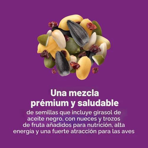Miniatura 6 de Kaytee Nut & Fruit - Semilla de ave silvestre, 5 lb